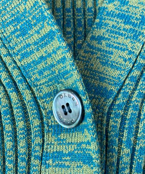 CABAN（キャバン）CABaN (キャバン) ニットカーディガン グリーン サイズ:FREEの古着・服飾アイテム