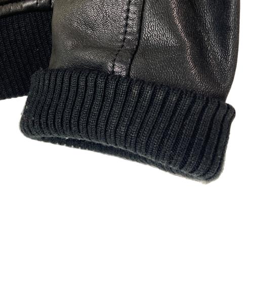 Hysteric Glamour（ヒステリックグラマー）Hysteric Glamour (ヒステリックグラマー) 裏地総柄シングルライダースジャケット ブラック サイズ:FREEの古着・服飾アイテム