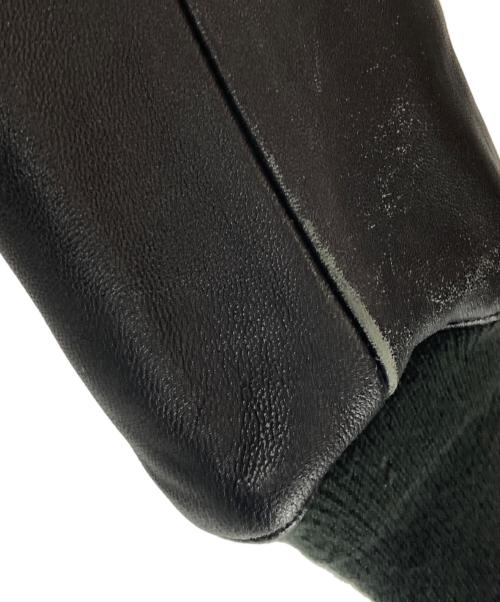 HOUSTON（ヒューストン）HOUSTON (ヒューストン) G-1 LEATHER JACKET ブラック サイズ:42Rの古着・服飾アイテム