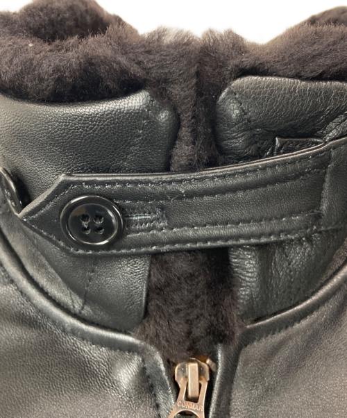 HOUSTON（ヒューストン）HOUSTON (ヒューストン) G-1 LEATHER JACKET ブラック サイズ:42Rの古着・服飾アイテム