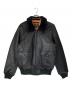 HOUSTON（ヒューストン）の古着「G-1 LEATHER JACKET」｜ブラック