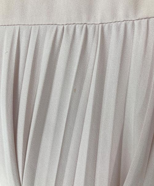 ANAYI（アナイ）ANAYI (アナイ) ソフトツイルプリーツソデツキワンピース ピンク サイズ:38の古着・服飾アイテム