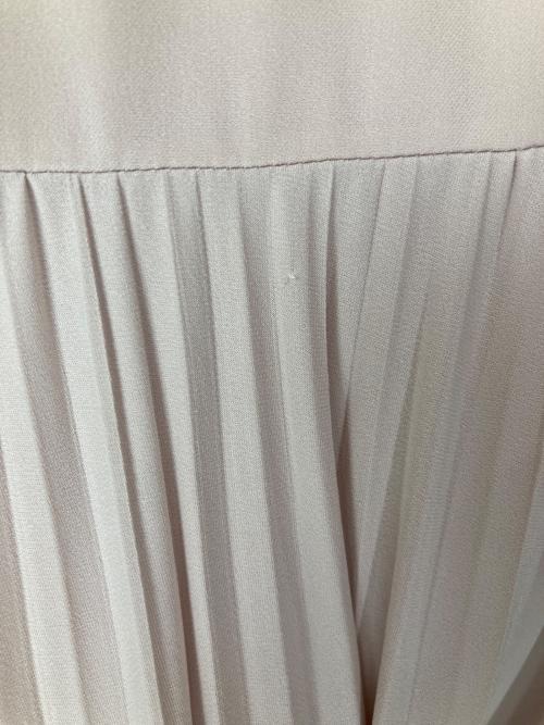 ANAYI（アナイ）ANAYI (アナイ) ソフトツイルプリーツソデツキワンピース ピンク サイズ:38の古着・服飾アイテム