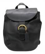 COACHコーチ）の古着「レザーリュック」｜ブラック