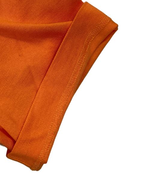 HERMES（エルメス）HERMES (エルメス) ポケットポロシャツ オレンジ サイズ:Lの古着・服飾アイテム