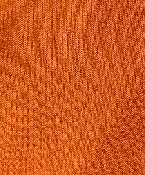 HERMES（エルメス）HERMES (エルメス) ポケットポロシャツ オレンジ サイズ:Lの古着・服飾アイテム
