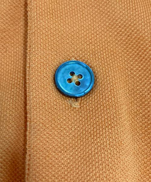 HERMES（エルメス）HERMES (エルメス) ポケットポロシャツ オレンジ サイズ:Lの古着・服飾アイテム