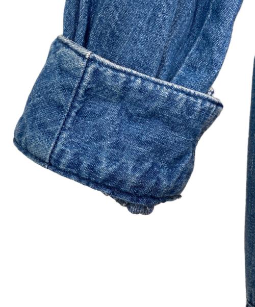 Healthy DENIM（ヘルシーデニム）Healthy DENIM (ヘルシーデニム) CAFTAN EXデニムロングワンピース インディゴの古着・服飾アイテム