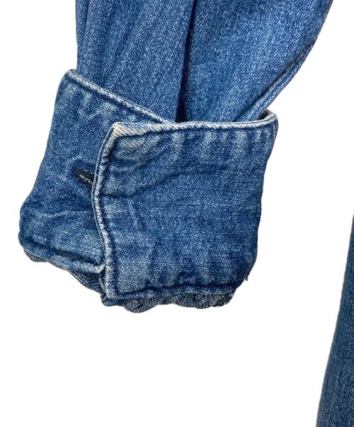 Healthy DENIM（ヘルシーデニム）Healthy DENIM (ヘルシーデニム) CAFTAN EXデニムロングワンピース インディゴの古着・服飾アイテム