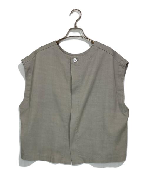 BEARDSLEY（ビアズリー）BEARDSLEY (ビアズリー) ショートベスト グレー サイズ:FREEの古着・服飾アイテム