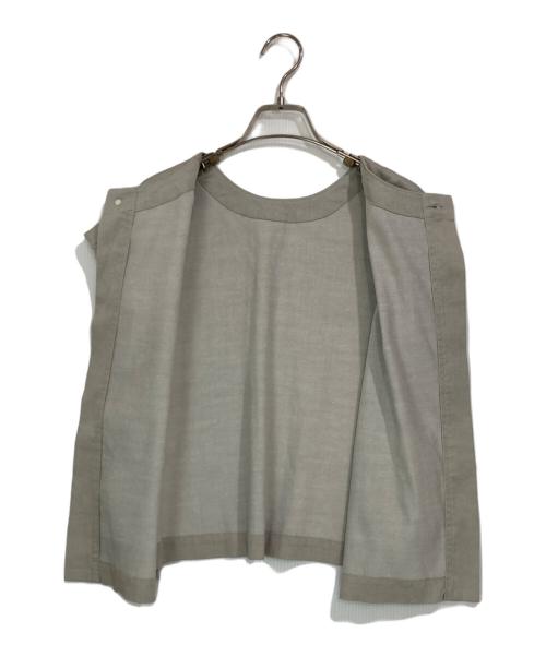 BEARDSLEY（ビアズリー）BEARDSLEY (ビアズリー) ショートベスト グレー サイズ:FREEの古着・服飾アイテム