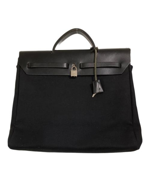 HERMES（エルメス）HERMES (エルメス) エールバッグMM ブラックの古着・服飾アイテム