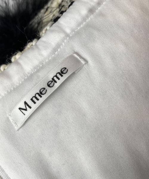 M ME EME（エムミーエメ）M me eme (エムミーエメ) Off shoulder roving check mini one piece アイボリー サイズ:FREEの古着・服飾アイテム