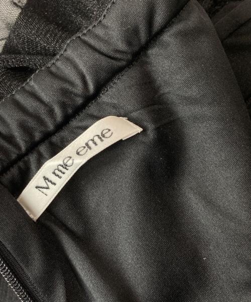 M ME EME（エムミーエメ）M me eme (エムミーエメ) Tulle drape mini onepiece ブラック サイズ:FREEの古着・服飾アイテム