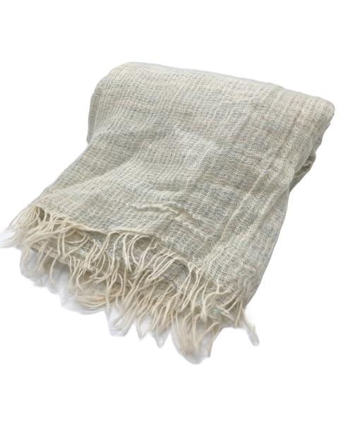 JOHNSTONS OF ELGIN（ジョンストンズオブエルガン）JOHNSTONS OF ELGIN (ジョンストンズオブエルガン) シルクカシミヤストール ベージュの古着・服飾アイテム