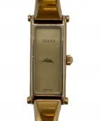 GUCCIグッチ）の古着「リストウォッチ」｜ゴールド