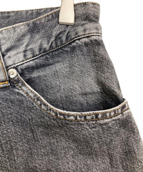 JOHN LAWRENCE SULLIVAN（ジョン ローレンス サリバン）JOHN LAWRENCE SULLIVAN (ジョン ローレンス サリバン) WASHED DENIM SUPER WIDE PANTS ブラック サイズ:46の古着・服飾アイテム