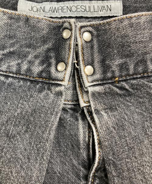 JOHN LAWRENCE SULLIVAN（ジョン ローレンス サリバン）JOHN LAWRENCE SULLIVAN (ジョン ローレンス サリバン) WASHED DENIM SUPER WIDE PANTS ブラック サイズ:46の古着・服飾アイテム
