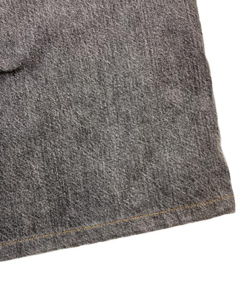 JOHN LAWRENCE SULLIVAN（ジョン ローレンス サリバン）JOHN LAWRENCE SULLIVAN (ジョン ローレンス サリバン) WASHED DENIM SUPER WIDE PANTS ブラック サイズ:46の古着・服飾アイテム