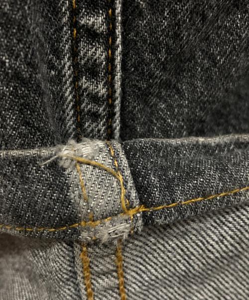 JOHN LAWRENCE SULLIVAN（ジョン ローレンス サリバン）JOHN LAWRENCE SULLIVAN (ジョン ローレンス サリバン) WASHED DENIM SUPER WIDE PANTS ブラック サイズ:46の古着・服飾アイテム