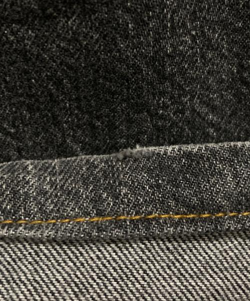 JOHN LAWRENCE SULLIVAN（ジョン ローレンス サリバン）JOHN LAWRENCE SULLIVAN (ジョン ローレンス サリバン) WASHED DENIM SUPER WIDE PANTS ブラック サイズ:46の古着・服飾アイテム