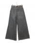 JOHN LAWRENCE SULLIVAN (ジョン ローレンス サリバン) WASHED DENIM SUPER WIDE PANTS ブラック サイズ:46：25000円