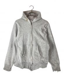 Champion REVERSE WEAVE（チャンピオン リバース ウィーブ）の古着「80‘ｓジップパーカー」｜グレー