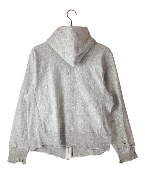 Champion REVERSE WEAVE（チャンピオン リバース ウィーブ）Champion REVERSE WEAVE (チャンピオン リバース ウィーブ) 80‘ｓジップパーカー グレー サイズ:Ⅿの古着・服飾アイテム