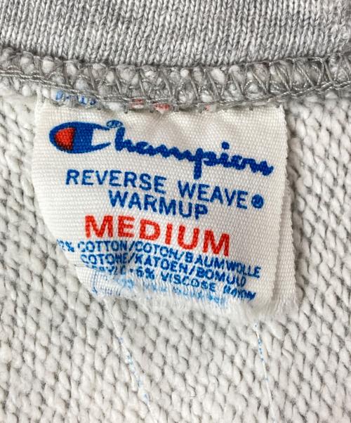 Champion REVERSE WEAVE（チャンピオン リバース ウィーブ）Champion REVERSE WEAVE (チャンピオン リバース ウィーブ) 80‘ｓジップパーカー グレー サイズ:Ⅿの古着・服飾アイテム