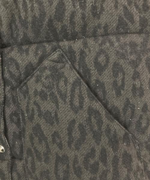 Rocky Mountain FeatherBed（ロッキーマウンテンフェザーベッド）Rocky Mountain Featherbed (ロッキーマウンテンフェザーベッド) Hysteric Glamour (ヒステリックグラマー) レザーヨークダウンベスト ブラック サイズ:FREEの古着・服飾アイテム