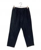KAPTAIN SUNSHINEキャプテンサンシャイン）の古着「Crease Tucked Easy Pants」｜ネイビー