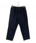 KAPTAIN SUNSHINE（キャプテンサンシャイン）の古着「Crease Tucked Easy Pants」｜ネイビー
