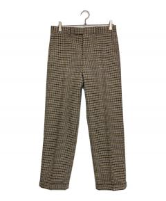 中古・古着通販】ETRO (エトロ) ペイズリー柄パンツ ブラウン×カーキ