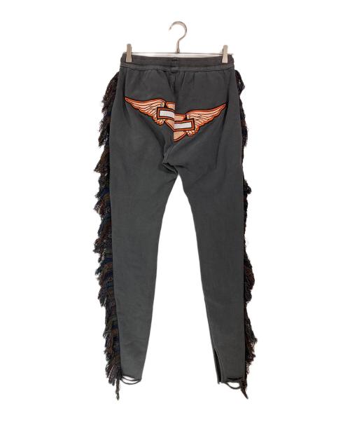 ALCHEMIST（アルケミスト）ALCHEMIST (アルケミスト) フリンジスウェットパンツ グレー サイズ:S 未使用品の古着・服飾アイテム