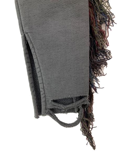 ALCHEMIST（アルケミスト）ALCHEMIST (アルケミスト) フリンジスウェットパンツ グレー サイズ:S 未使用品の古着・服飾アイテム