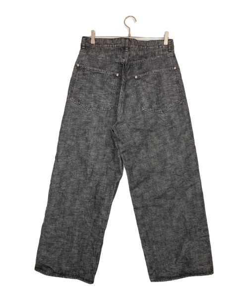 BEAMS（ビームス）BEAMS (ビームス) BUGGY SLAB DENIM PANTS ブラック サイズ:Lの古着・服飾アイテム