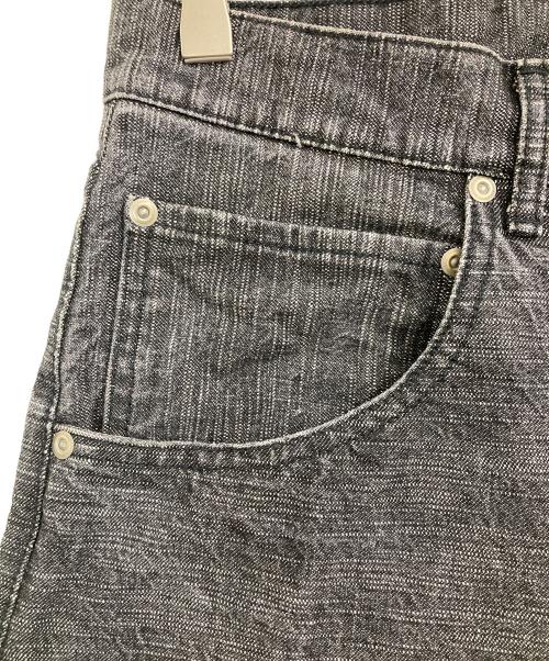 BEAMS（ビームス）BEAMS (ビームス) BUGGY SLAB DENIM PANTS ブラック サイズ:Lの古着・服飾アイテム