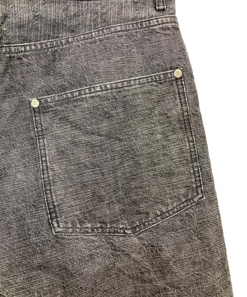 BEAMS（ビームス）BEAMS (ビームス) BUGGY SLAB DENIM PANTS ブラック サイズ:Lの古着・服飾アイテム