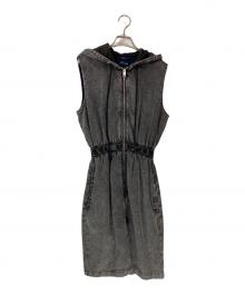DIESEL（ディーゼル）の古着「ジョグジーンズ デニムワンピース/NOELLE」｜グレー