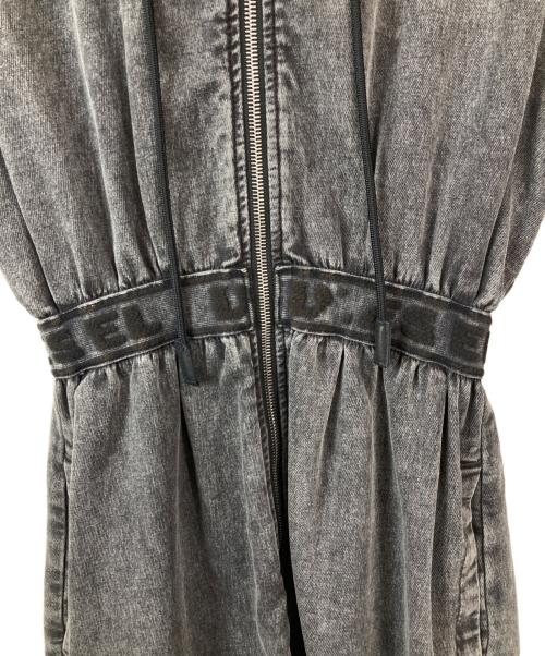 DIESEL（ディーゼル）DIESEL (ディーゼル) ジョグジーンズ デニムワンピース/NOELLE グレー サイズ:xsの古着・服飾アイテム