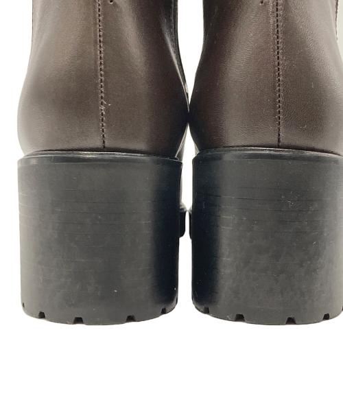 MARGARET HOWELL idea（マーガレット ハウエル アイディア）MARGARET HOWELL idea (マーガレット ハウエル アイディア) サイドゴアショートブーツ ブラウン サイズ:22　1/2の古着・服飾アイテム