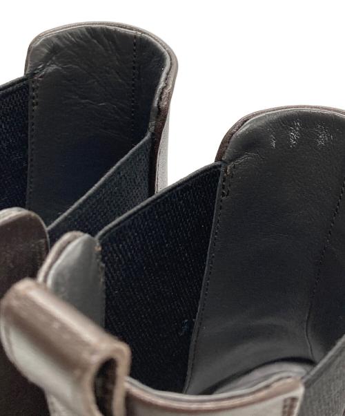 MARGARET HOWELL idea（マーガレット ハウエル アイディア）MARGARET HOWELL idea (マーガレット ハウエル アイディア) サイドゴアショートブーツ ブラウン サイズ:22　1/2の古着・服飾アイテム