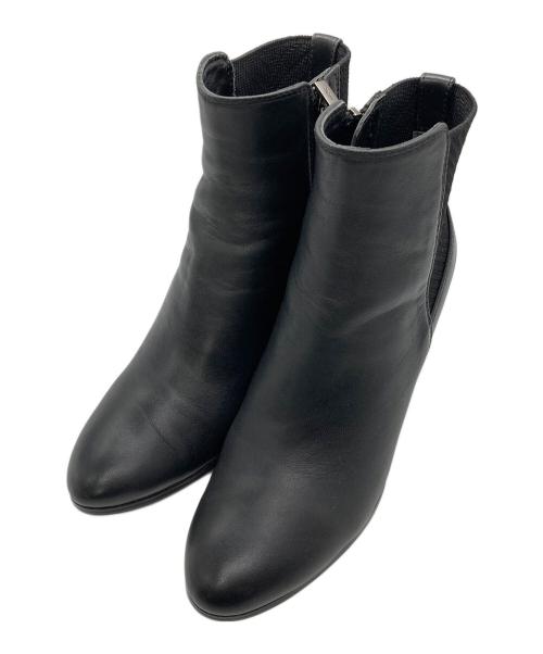 MACKINTOSH LONDON（マッキントッシュ ロンドン）MACKINTOSH LONDON (マッキントッシュ ロンドン) サイドゴアショートブーツ ブラック サイズ:22の古着・服飾アイテム