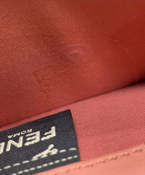 FENDI（フェンディ）FENDI (フェンディ) エフイズフェンディ3つ折り財布 ピンクの古着・服飾アイテム