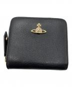 Vivienne Westwoodヴィヴィアンウエストウッド）の古着「2つ折りラウンドジップ財布」｜ブラック