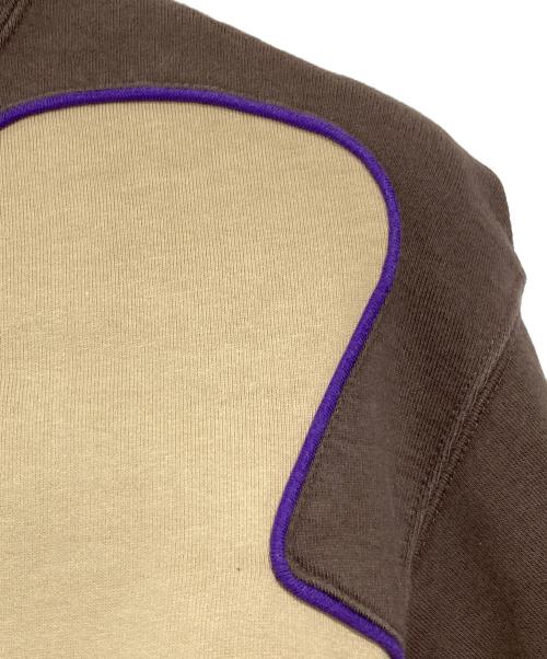 SUPREME（シュプリーム）SUPREME (シュプリーム) Big S Hooded Sweatshirt ブラウン×ベージュ サイズ:Lの古着・服飾アイテム