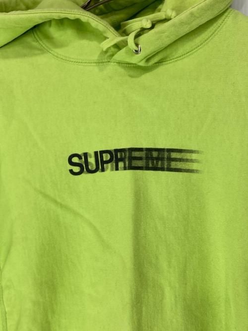 SUPREME（シュプリーム）SUPREME (シュプリーム) MOTION LOGO HOODED SWEAT イエロー サイズ:Ⅿの古着・服飾アイテム