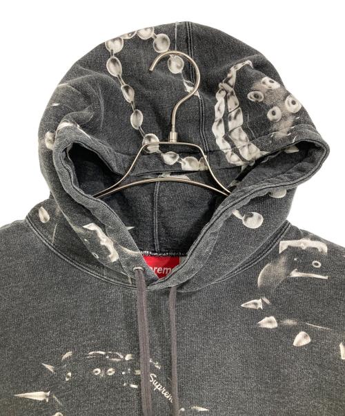 SUPREME（シュプリーム）SUPREME (シュプリーム) Studded Collars Hooded Sweatshirt ブラック サイズ:Lの古着・服飾アイテム