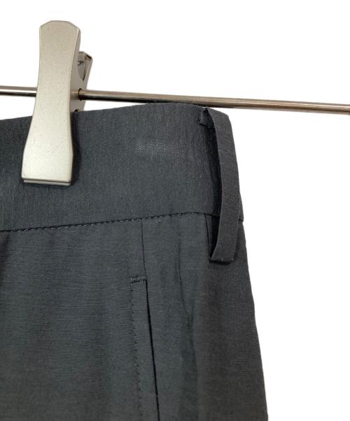 EDIFICE（エディフィス）EDIFICE (エディフィス) E.LINEN VISCOSE フレア ワイド パンツ グレー サイズ:Mの古着・服飾アイテム