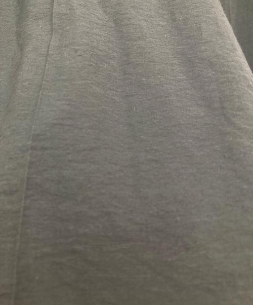 EDIFICE（エディフィス）EDIFICE (エディフィス) E.LINEN VISCOSE フレア ワイド パンツ グレー サイズ:Mの古着・服飾アイテム